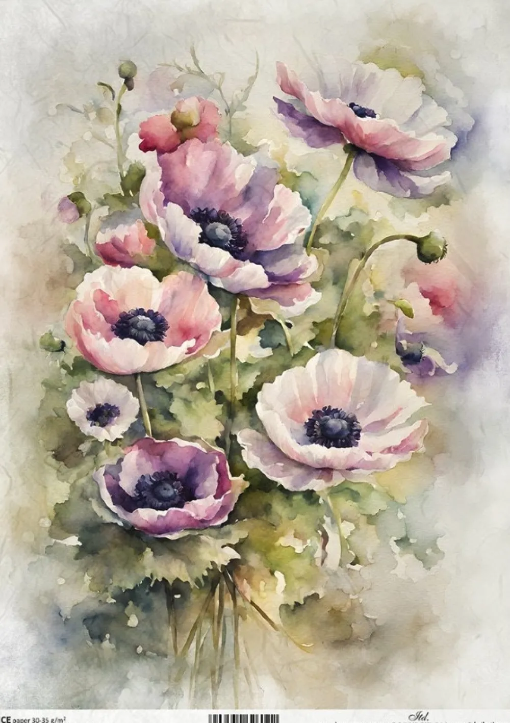 ITD Collection Papier do decoupage A4 - - ryżowy, R2470