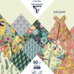 Clairefontaine Papier do origami, Kiribati - - 70 g, 60 ark.