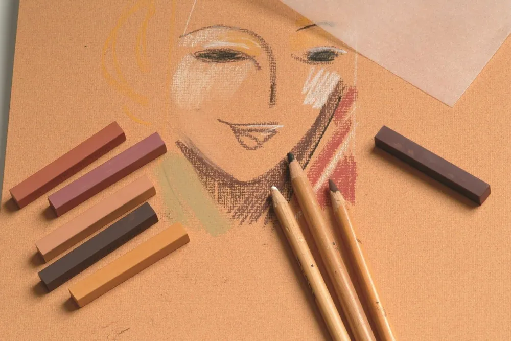 Clairefontaine Papier do pasteli suchych Ingres 30 x 40 cm - - 130 g 25 ark.