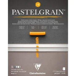 Clairefontaine Papier do pasteli suchych PastelGrain No.1 - - 24 x 30 cm 360 g 12 ark. > Papier Do Pasteli