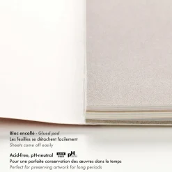 Clairefontaine Papier do pasteli suchych Pastelmat No. 2 - - 18 x 24 cm 360 g 12 ark. > Papier Do Pasteli