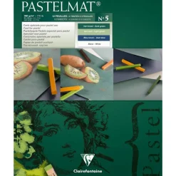 Clairefontaine Papier do pasteli suchych Pastelmat - - nr 5, 18 x 24 cm, 300g, 12 ark. ><noscript><img width=