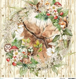 Mintay by Karola Papier do scrapbookingu 30,5 x 30,5 cm - Mintay - Wildwood Secrets 04 > Papiery Do Scrapbookingu