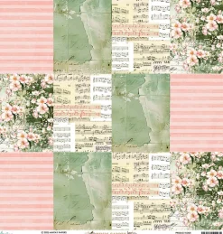 Mintay by Karola Papier do scrapbookingu 30,5 x 30,5 cm - Mintay - Music Garden 06