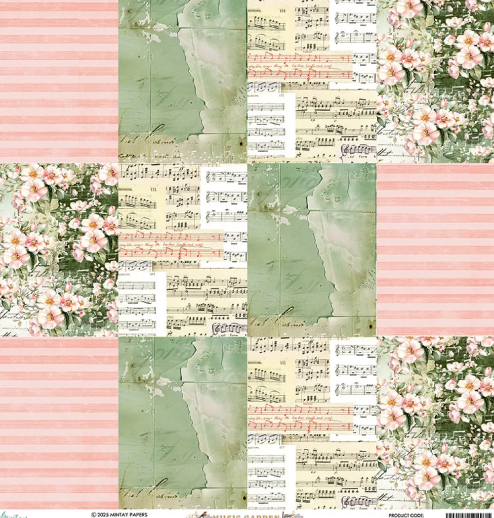 Mintay by Karola Papier do scrapbookingu 30,5 x 30,5 cm - Mintay - Lighthouse 01 > Papiery Do Scrapbookingu