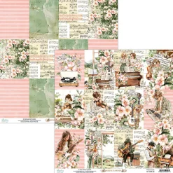 Mintay by Karola Papier do scrapbookingu 30,5 x 30,5 cm - Mintay - Music Garden 06