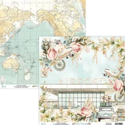 Mintay by Karola Papier do scrapbookingu 30,5 x 30,5 cm - Mintay - Bon Voyage 03