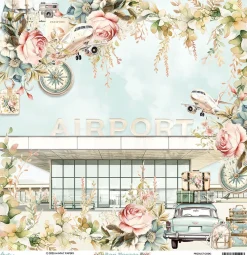 Mintay by Karola Papier do scrapbookingu 30,5 x 30,5 cm - Mintay - Bon Voyage 04 ><noscript><img width=