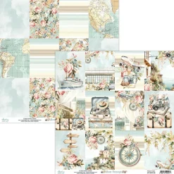 Mintay by Karola Papier do scrapbookingu 30,5 x 30,5 cm - Mintay - Bon Voyage 06