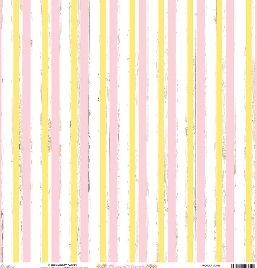 Mintay by Karola Papier do scrapbookingu 30,5 x 30,5 cm - Mintay - Blossom Serenity 05 > Papiery Do Scrapbookingu