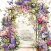 Mintay by Karola Papier do scrapbookingu 30,5 x 30,5 cm - Mintay - Lilac Garden 02 > Papiery Do Scrapbookingu