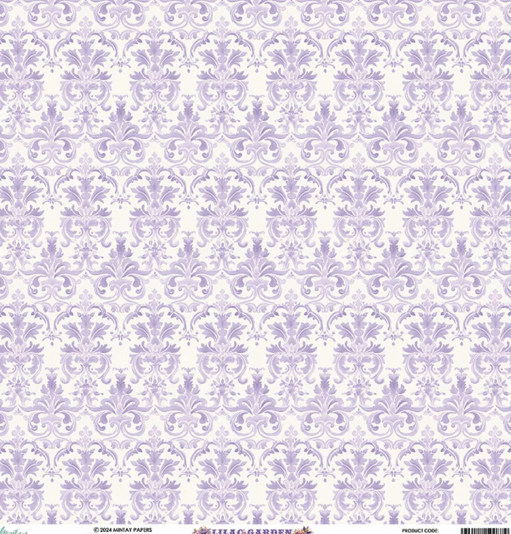 Mintay by Karola Papier do scrapbookingu 30,5 x 30,5 cm - Mintay - Lilac Garden 01