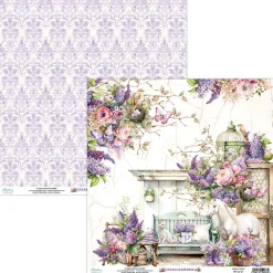 Mintay by Karola Papier do scrapbookingu 30,5 x 30,5 cm - Mintay - Lilac Garden 01