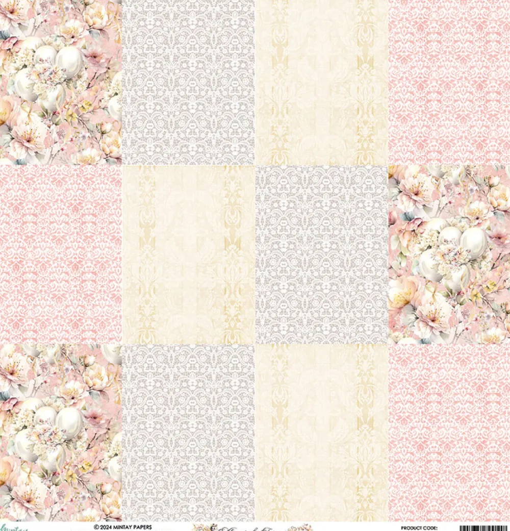 Mintay by Karola Papier do scrapbookingu 30,5 x 30,5 cm - Mintay - Always & Forever 06 > Papiery Do Scrapbookingu