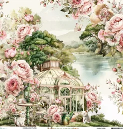 Mintay by Karola Papier do scrapbookingu 30,5 x 30,5 cm - Mintay - Peony Garden 01