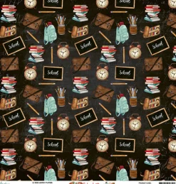 Mintay by Karola Papier do scrapbookingu 30,5 x 30,5 cm - Mintay - School Days 05