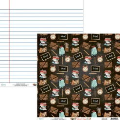 Mintay by Karola Papier do scrapbookingu 30,5 x 30,5 cm - Mintay - School Days 05