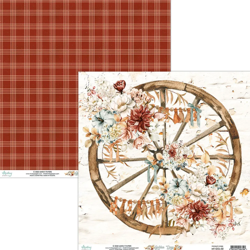 Mintay by Karola Papier do scrapbookingu 30,5 x 30,5 cm - Mintay - Her Story 04 > Papiery Do Scrapbookingu