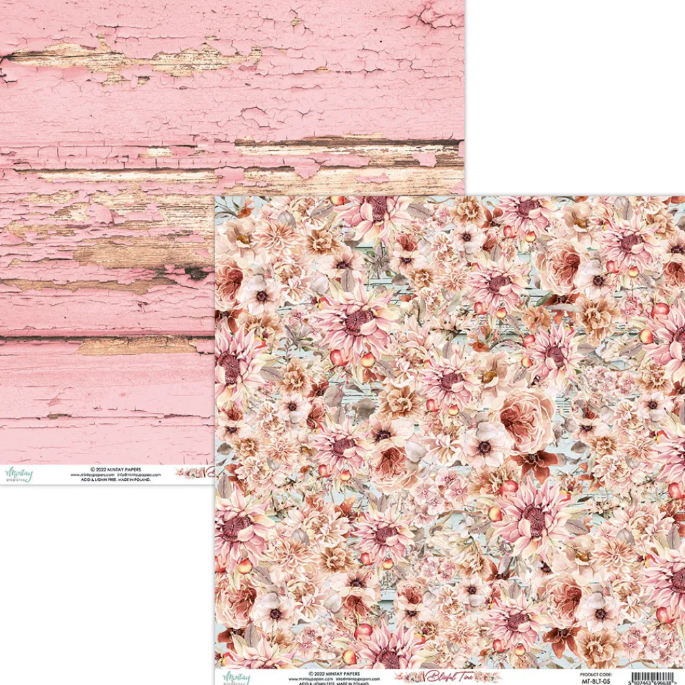 Mintay by Karola Papier do scrapbookingu 30,5 x 30,5 cm - Mintay - Blissful Time 05
