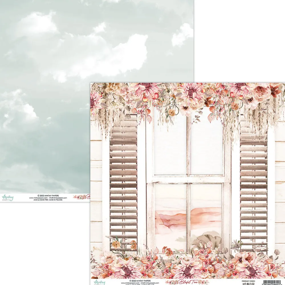 Mintay by Karola Papier do scrapbookingu 30,5 x 30,5 cm - Mintay - Blissful Time 02