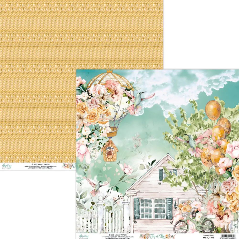 Mintay by Karola Papier do scrapbookingu 30,5 x 30,5 cm - Mintay - Joy of Life 03