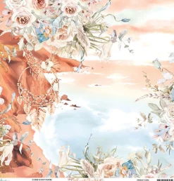 Mintay by Karola Papier do scrapbookingu 30,5 x 30,5 cm - Mintay - Elodie 06 > Papiery Do Scrapbookingu