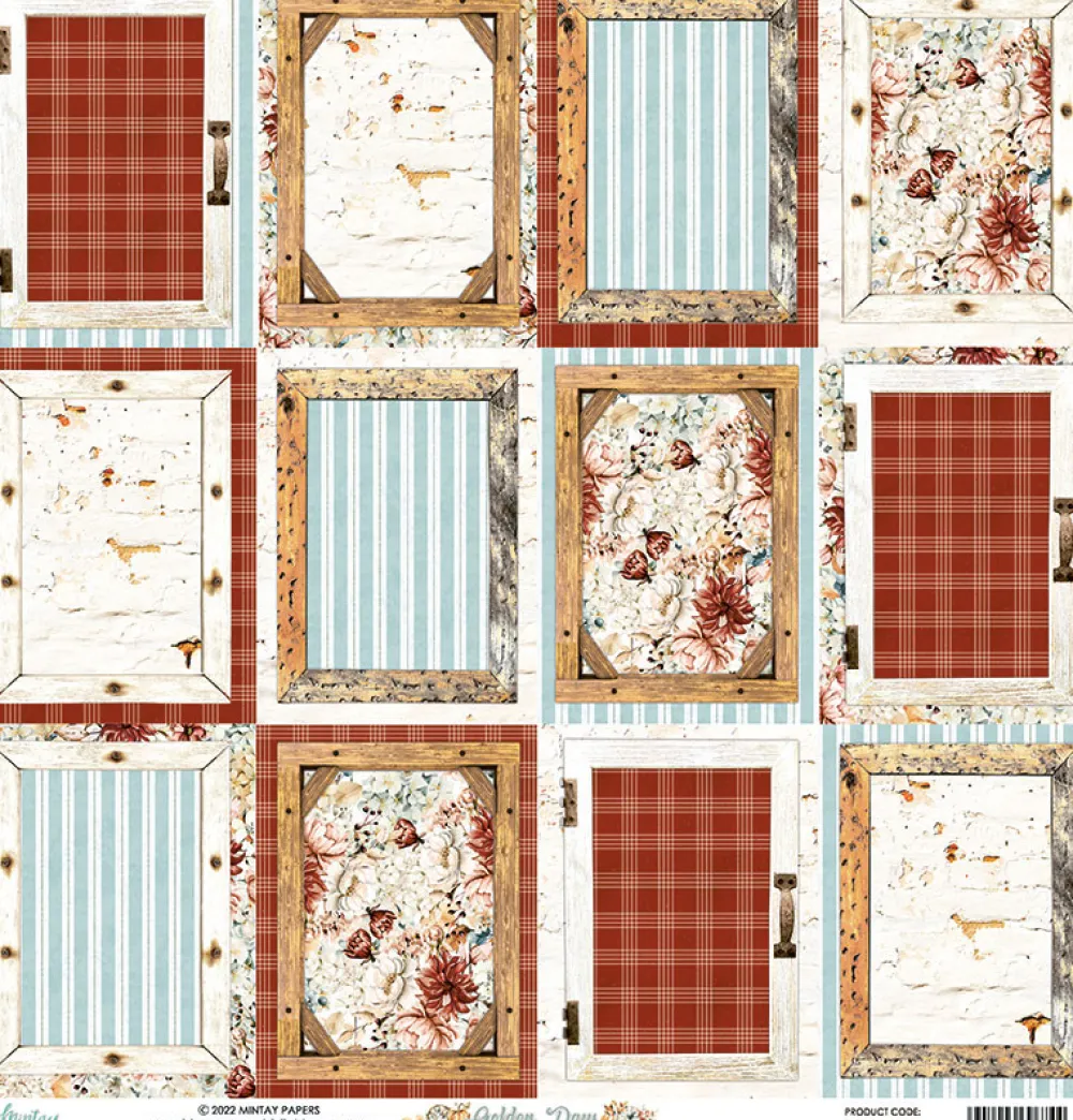 Mintay by Karola Papier do scrapbookingu 30,5 x 30,5 cm - Mintay - Golden Days 06