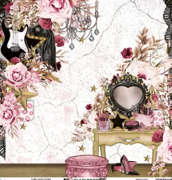Mintay by Karola Papier do scrapbookingu 30 x 30 cm - Mintay - Glam Rock 03