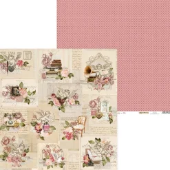 Piatek Trzynastego Papier do scrapbookingu 30,5 x 30,5 cm - Piątek Trzynastego - Love Stories 04 > Papiery Do Scrapbookingu