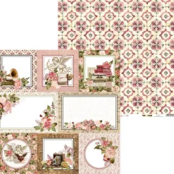 Piatek Trzynastego Papier do scrapbookingu 30,5 x 30,5 cm - Piątek Trzynastego - Love Stories 05