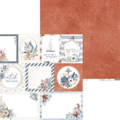 Piatek Trzynastego Papier do scrapbookingu 30,5 x 30,5 cm - Piątek Trzynastego - Sea la vie 05 > Papiery Do Scrapbookingu