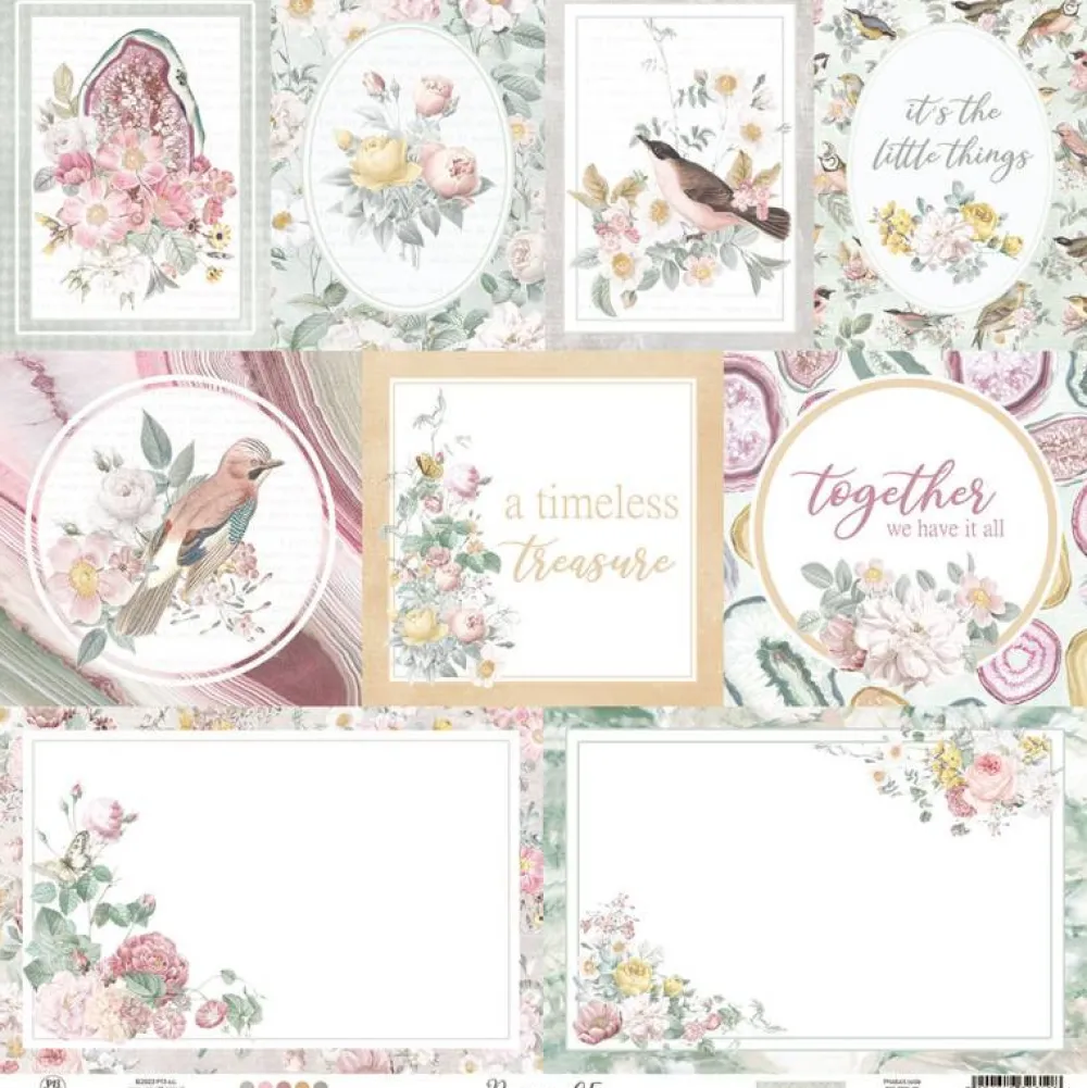 Piatek Trzynastego Papier do scrapbookingu 30,5 x 30,5 cm - Piątek Trzynastego - Precious 05 > Papiery Do Scrapbookingu