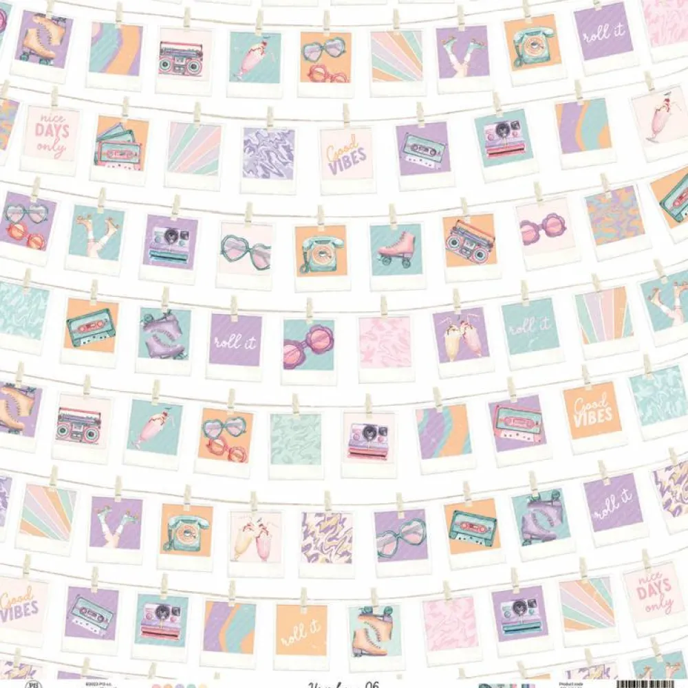 Piatek Trzynastego Papier do scrapbookingu 30,5 x 30,5 cm - Piątek Trzynastego - Have Fun 06 > Papiery Do Scrapbookingu