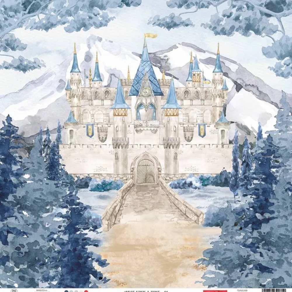 Piatek Trzynastego Papier do scrapbookingu 30,5 x 30,5 cm - Piątek Trzynastego - Once upon a time 01 > Papiery Do Scrapbookingu