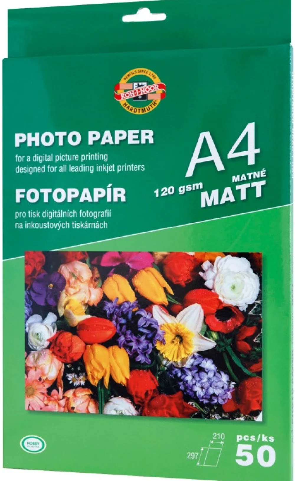 KOH-I-NOOR Papier fotograficzny A4 - - matowy, 120 g/m2, 50 ark.