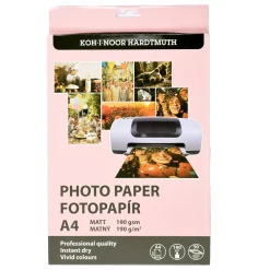 KOH-I-NOOR Papier fotograficzny matowy A4 - - 190 g/m² 50 ark. ><noscript><img width=