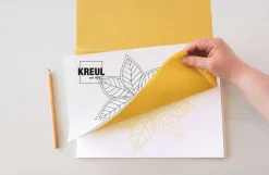 Kreul Papier, kalka kopiująca na ciemnych tkaninach - - żółta, A3, 3 ark. > Papier Transferowy