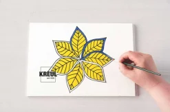Kreul Papier, kalka kopiująca na ciemnych tkaninach - - żółta, A3, 3 ark. > Papier Transferowy