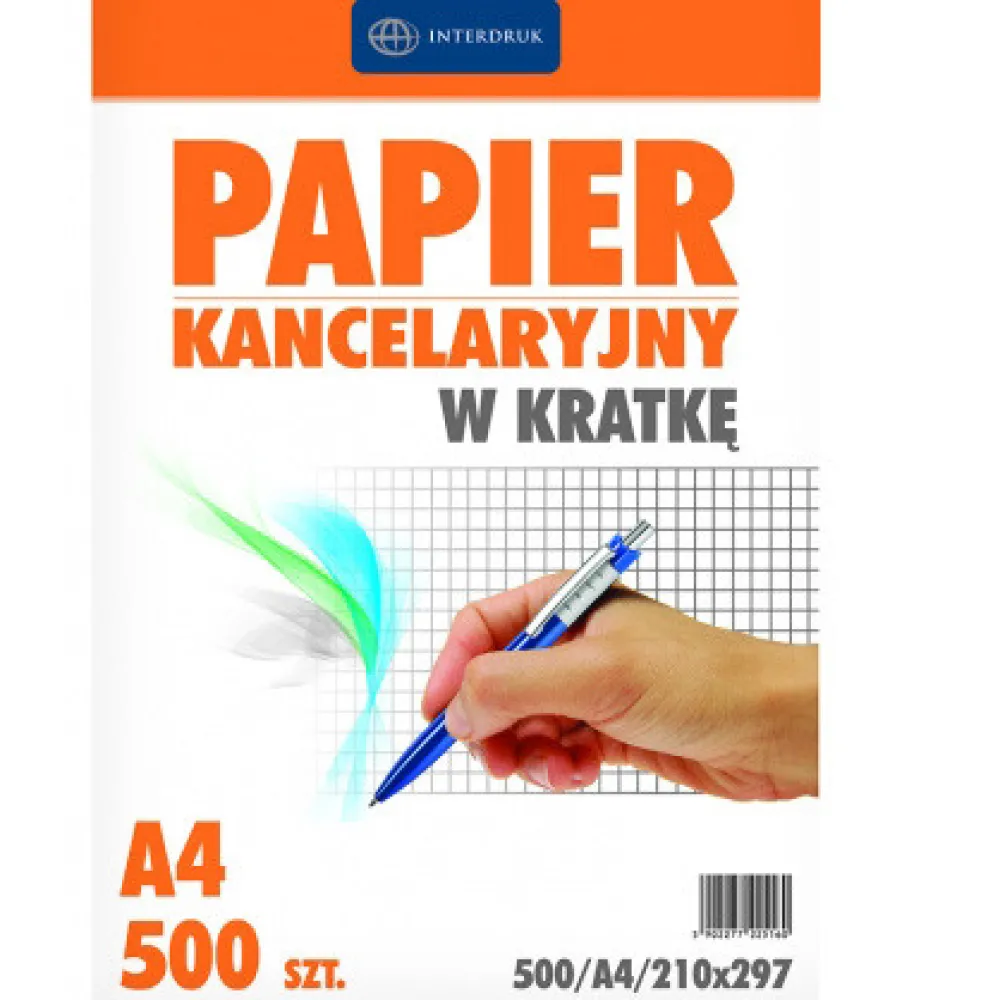 Interdruk Papier kancelaryjny w kratkę A4 - - 500 ark.