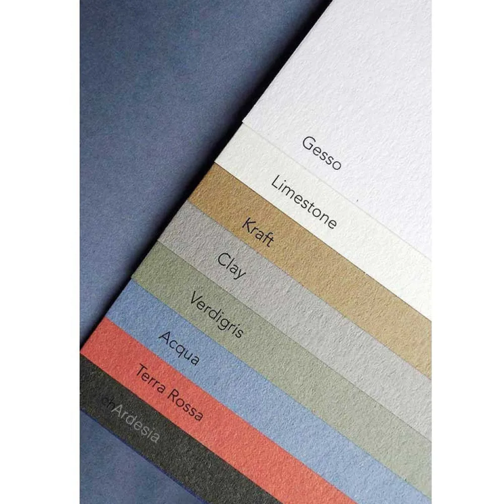 Fedrigoni Papier Materica 120g - Acqua niebieski A4