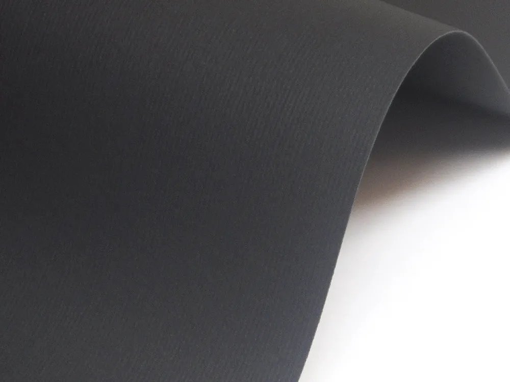 Fedrigoni Papier Nettuno 215g - Nero czarny A4 > Papiery Barwione W Masie|Papiery Fakturowane