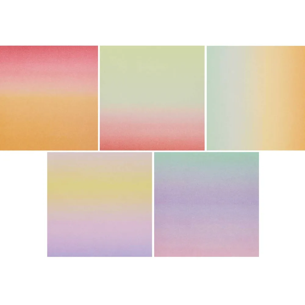 Rico Design Papier origami Linear Gradient - Paper Poetry - 15 x 15 cm, 100 ark.