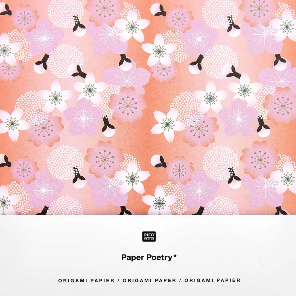 Rico Design Papier origami Sakura Cherry Blossom - Paper Poetry - 70 g, 50 ark. > Papier Origami