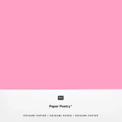 Rico Design Papier origami Sakura Flowers z szablonami - Paper Poetry - 80 g, 50 ark.