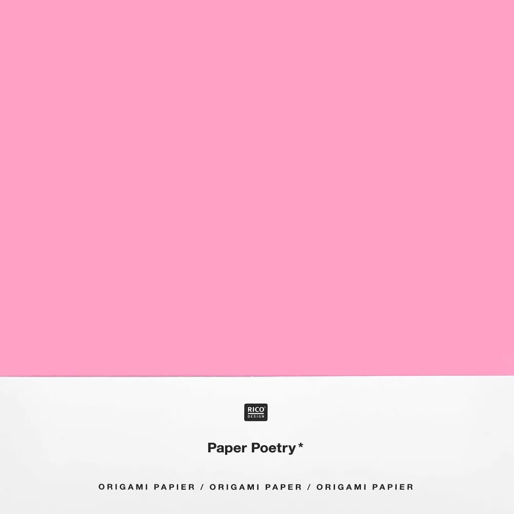 Rico Design Papier origami Sakura Flowers z szablonami - Paper Poetry - 80 g, 50 ark.