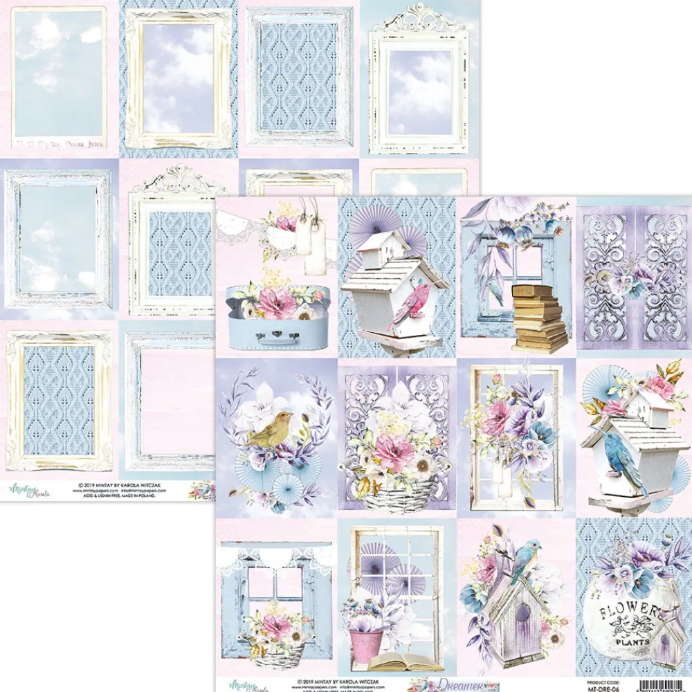Mintay by Karola Papier 30 x 30 cm - Mintay - Dreamer 06 > Papiery Do Scrapbookingu