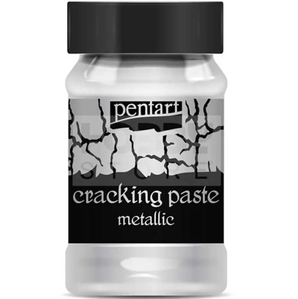 Pentart Pasta pękająca Cracking Paste do decoupage - - srebrna, 100 ml > Media Do Decoupage
