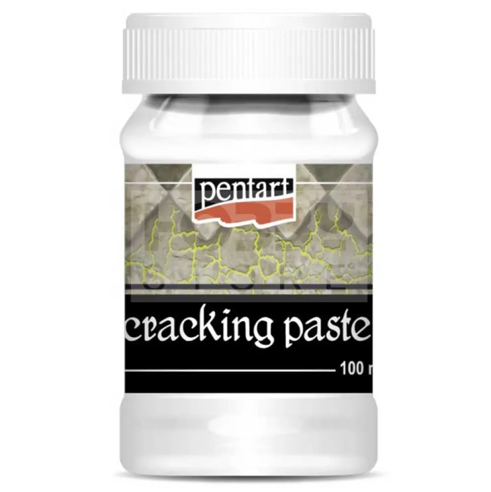 Pentart Pasta pękająca Cracking Paste do decoupage - - biała, 100 ml > Media Do Decoupage