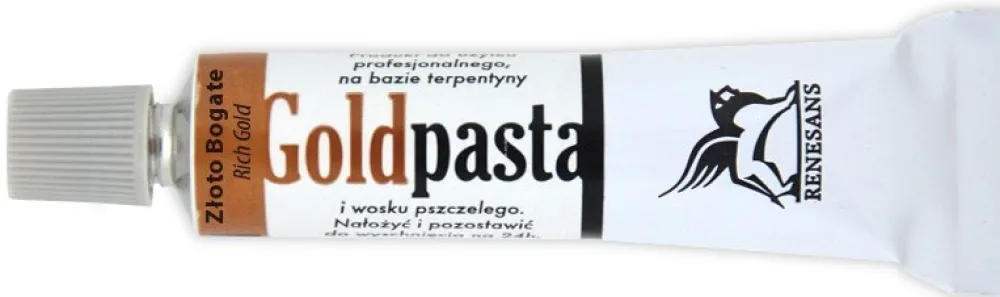 Renesans Pasta pozłotnicza Goldpasta - - złoto bogate, 20 ml
