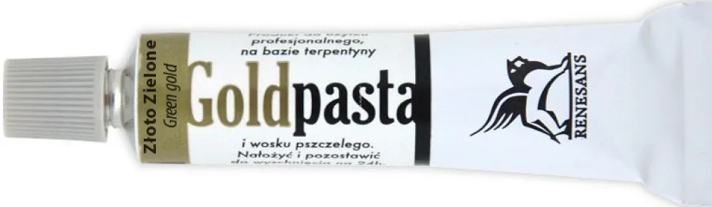 Renesans Pasta pozłotnicza Goldpasta - - złoto zielone, 20 ml > Pozłotnictwo